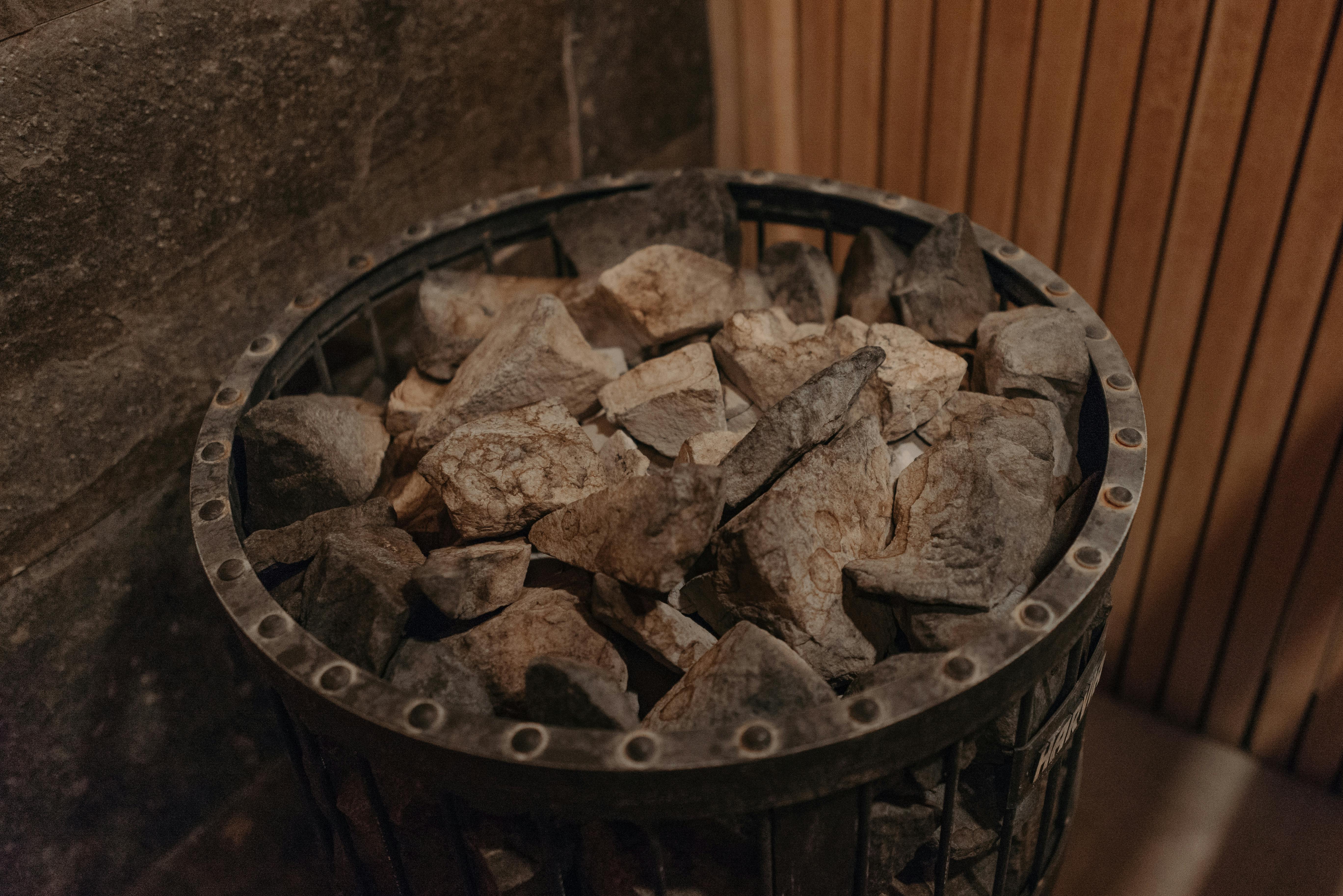 The sauna heater